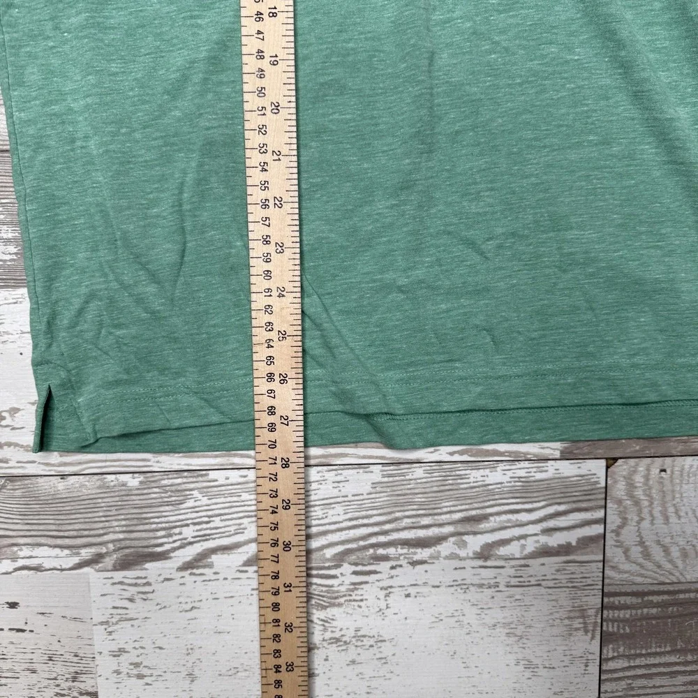 Banana Republic Polo Shirt Mens Large Green Vintage Short Sleeve Jersey Knit